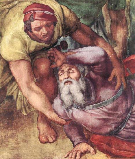 Michelangelo Buonarroti The Conversion of Saul Spain oil painting art